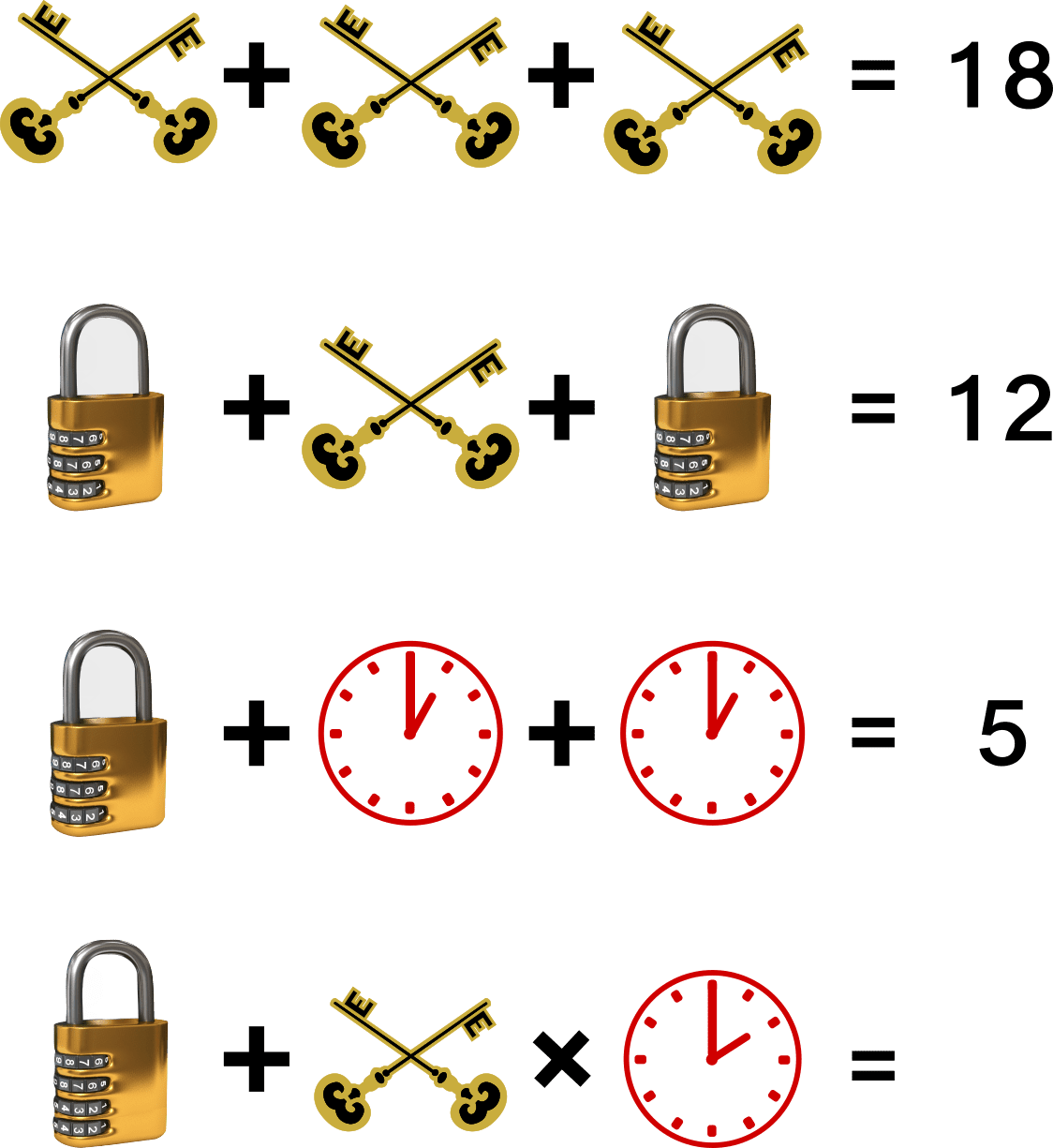 Question-103-Padlock and Keys